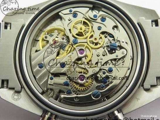 0416 Speedmaster SS Snoopy Apollo OMF Best Edition White Dial on SS Bracelet Venus EasyCare 7877